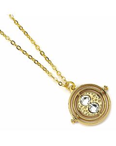 Harry Potter Gold Plated Fixed Time Turner Necklace-TM-05322