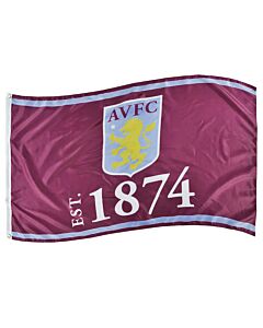 Aston Villa FC Established Flag-TM-04941