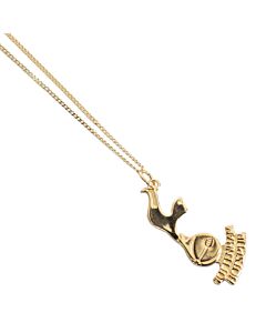 Tottenham Hotspur FC 18ct Gold Plated on Silver Pendant & Chain-TM-05081