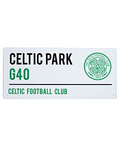 Celtic FC White Street Sign-TM-04843