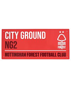 Nottingham Forest FC Colour Street Sign-TM-04846 Maznun Football