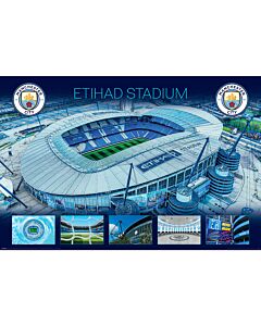 Manchester City FC Etihad Stadium Poster 199-TM-05383