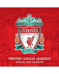 Liverpool FC Legends Square Calendar 2025-TM-04900