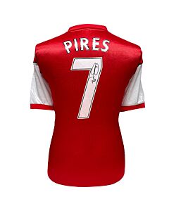 Arsenal FC Pires Signed Shirt-TM-05407