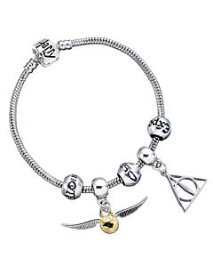 Harry Potter Silver Plated Spellbeads Bracelet-TM-05930