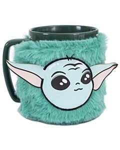 Star Wars: The Mandalorian Fuzzy Grogu Mug-TM-05536