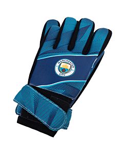 Manchester City FC Fuse Goalkeeper Gloves Kids-TM-04490