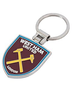 West Ham United FC Boxed Crest Keyring-TM-06056