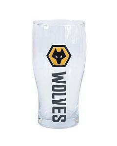 Wolverhampton Wanderers FC Tulip Pint Glass-TM-06079