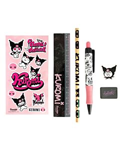 Kuromi 6pc Stationery Set-TM-06157