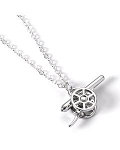 Arsenal FC Silver Finish Cannon Necklace-TM-06395 Maznun Football