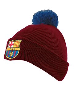 FC Barcelona Red Ski Hat-TM-06555