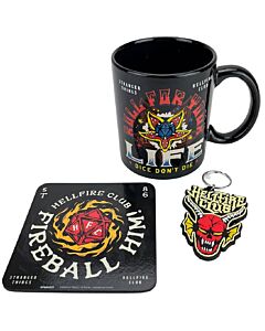 Stranger Things Hellfire Club Mug & Coaster Set-TM-07361
