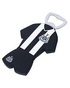 Newcastle United FC PVC Home Kit Magnetic Bottle Opener-TM-07405