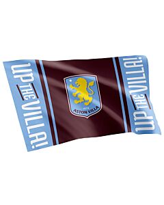 Aston Villa FC Up The Villa Flag-TM-06520