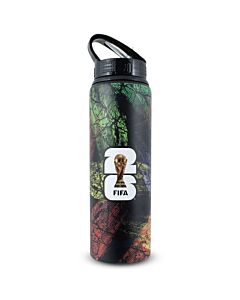 FIFA World Cup 2026 HD Printed Aluminium Drinks Bottle-TM-07699 Maznun Football
