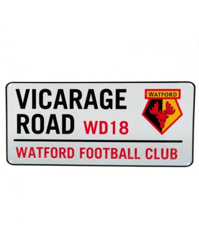 Watford FC White Street Sign-160961