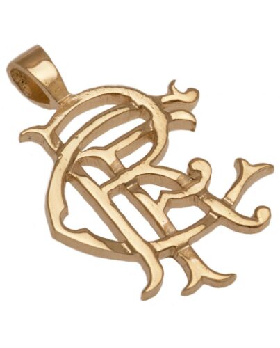 Rangers FC 9ct Gold Pendant Heavy Large-126568