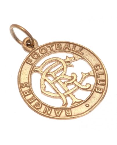 Rangers FC 9ct Gold Pendant Round Crest-174552