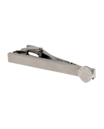 Rangers FC Stainless Steel Scroll Crest Tie Slide-65958