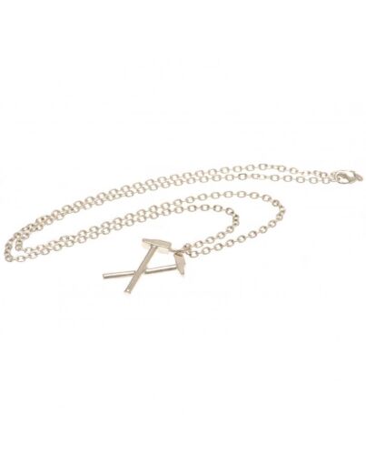 West Ham United FC Silver Plated Pendant & Chain HM-132103