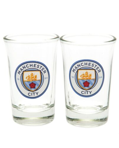 Manchester City FC 2pk Shot Glass Set-141020