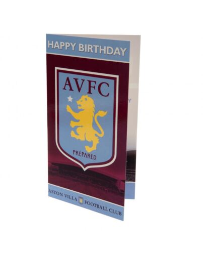 Aston Villa FC Prepared Birthday Card-3887