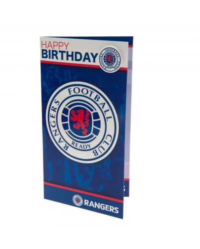 Rangers FC Birthday Card & Badge-16995
