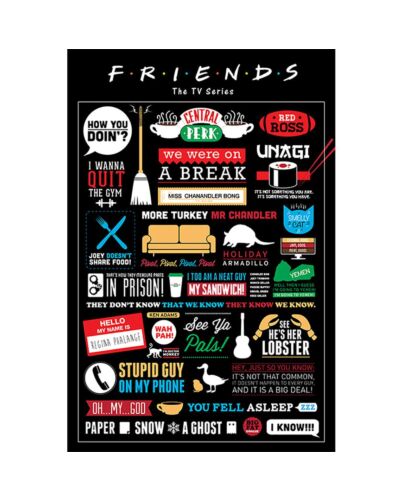Friends Poster Infographic 150-160203
