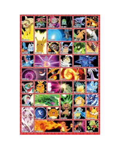 Pokemon Poster Moves 97-174818