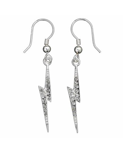 Harry Potter Sterling Silver Crystal Earrings Lightning Bolts-170376