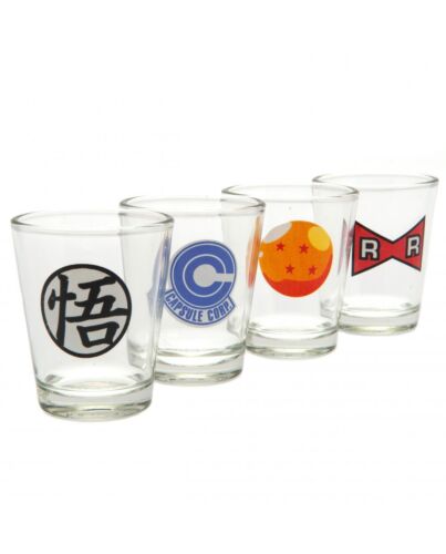 Dragon Ball Z 4pk Shot Glass Set-150801
