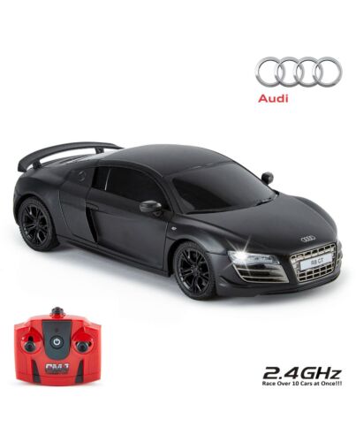 Audi R8 GT Radio Controlled Car 1:24 Scale Black-166008
