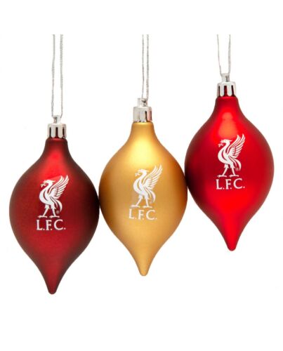 Liverpool FC 3pk Vintage Baubles-181733