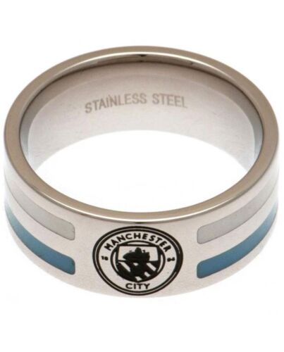 Manchester City FC Colour Stripe Ring Large-110919