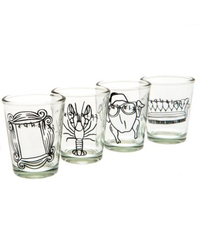Friends 4pk Shot Glass Set-186892