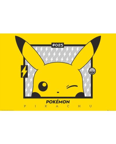 Pokemon Poster Pikachu Wink 143-187875