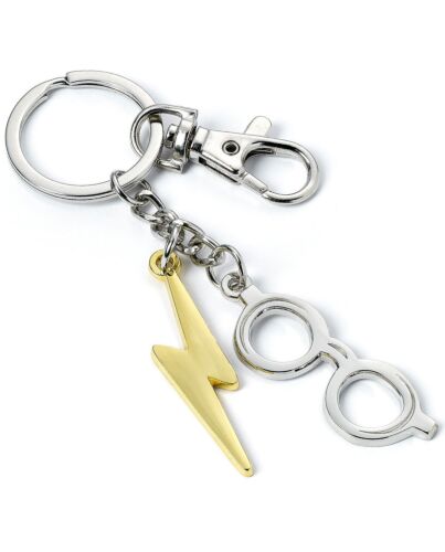 Harry Potter Charm Keyring Lightning Bolt & Glasses-188772