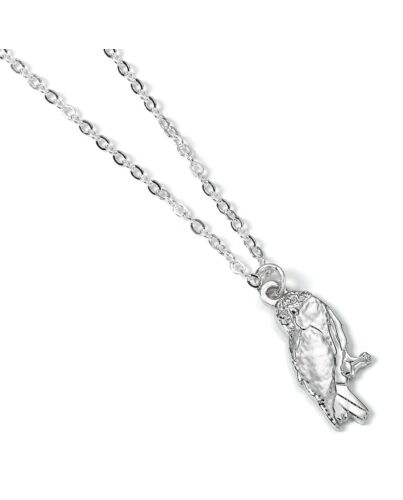 Harry Potter Silver Plated Necklace Hedwig Owl-TM-00361