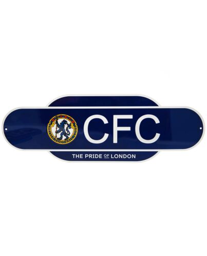 Chelsea FC Colour Retro Sign-TM-00396