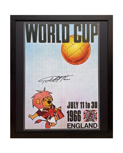 England FA 1966 Sir Geoff Hurst Signed Framed Print-TM-00832