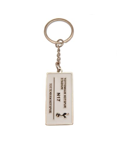 Tottenham Hotspur FC Embossed Street Sign Keyring-TM-01476