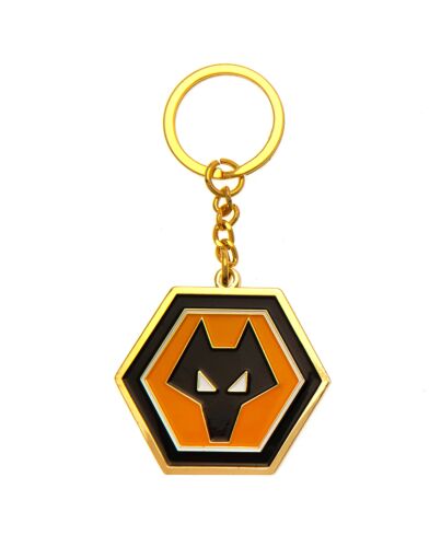 Wolverhampton Wanderers FC Crest Keyring-TM-01496