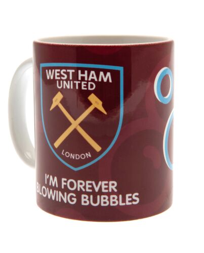 West Ham United FC Bubbles Mug-TM-01531