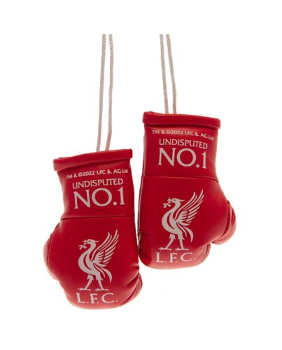 Liverpool FC Red Mini Boxing Gloves-TM-01547