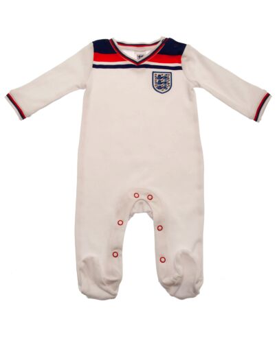 England FA Sleepsuit 82 Retro 3-6 Mths-TM-01553