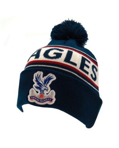 Crystal Palace FC Text Ski Hat-TM-01671