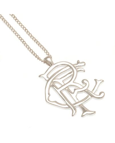 Rangers FC Sterling Silver Pendant & Chain Fixed-TM-01715
