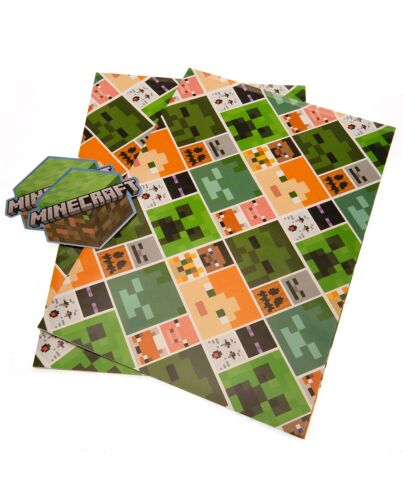 Minecraft Gift Wrap-TM-01826