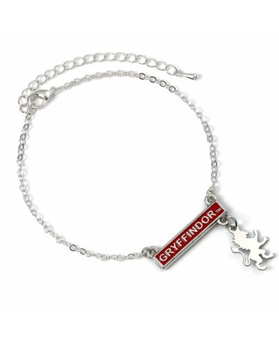 Harry Potter Silver Plated Bar Bracelet Gryffindor-TM-02048